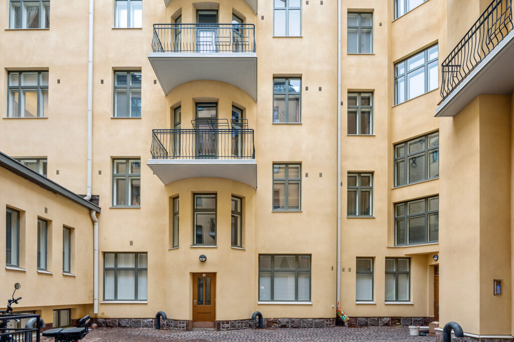 Mariankatu 14 saneeraustyö