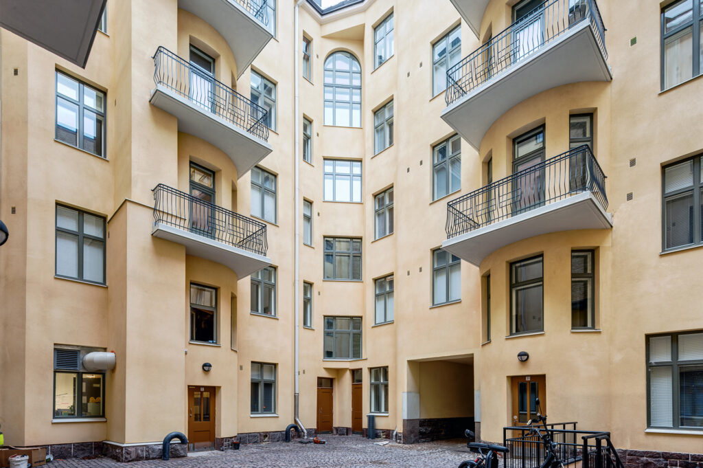 Mariankatu 14 saneeraustyö