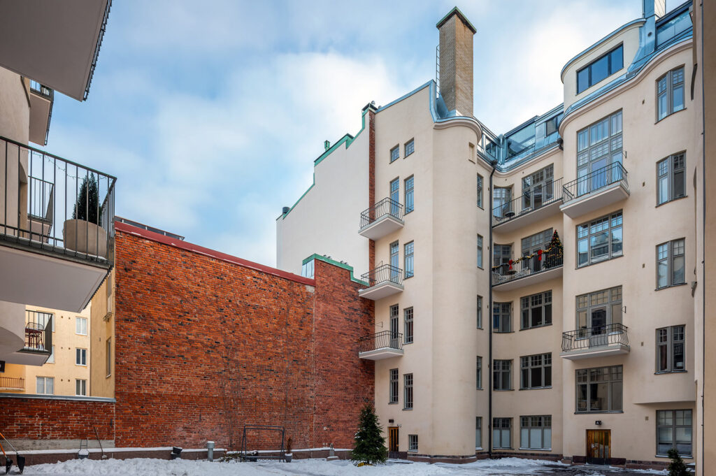 Merikatu 3 Julkisivusaneeraus