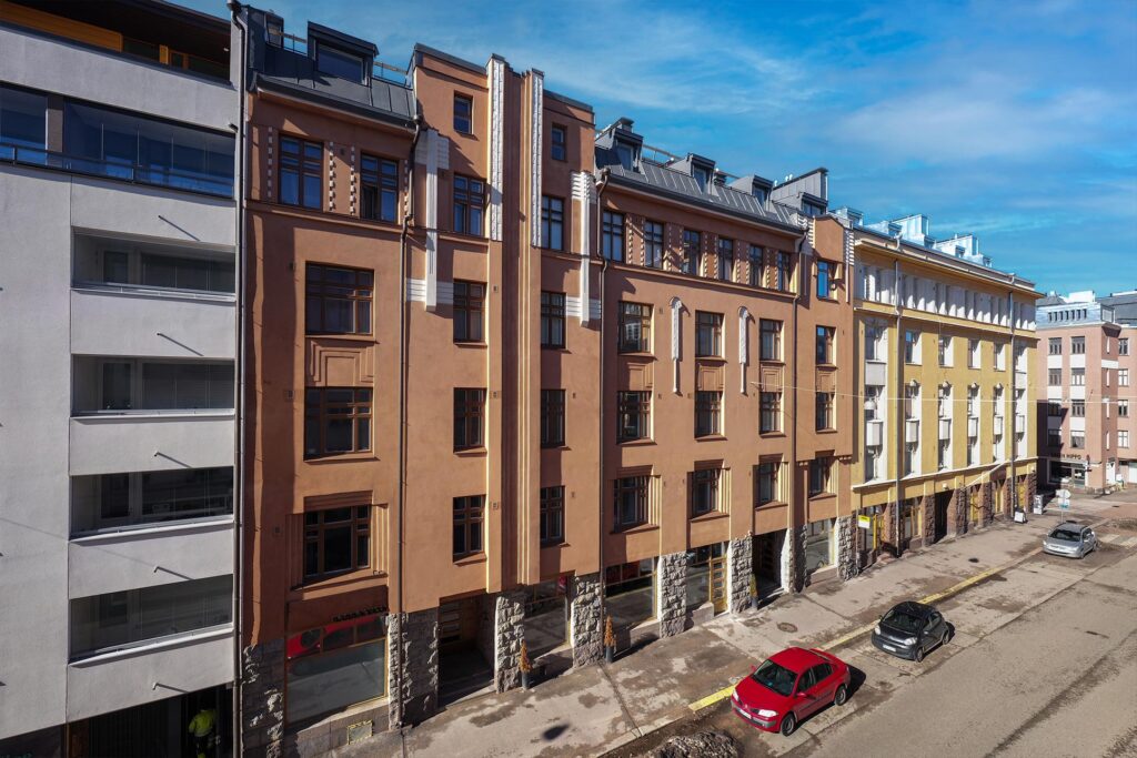 Fleminginkatu 6 saneeraustyö