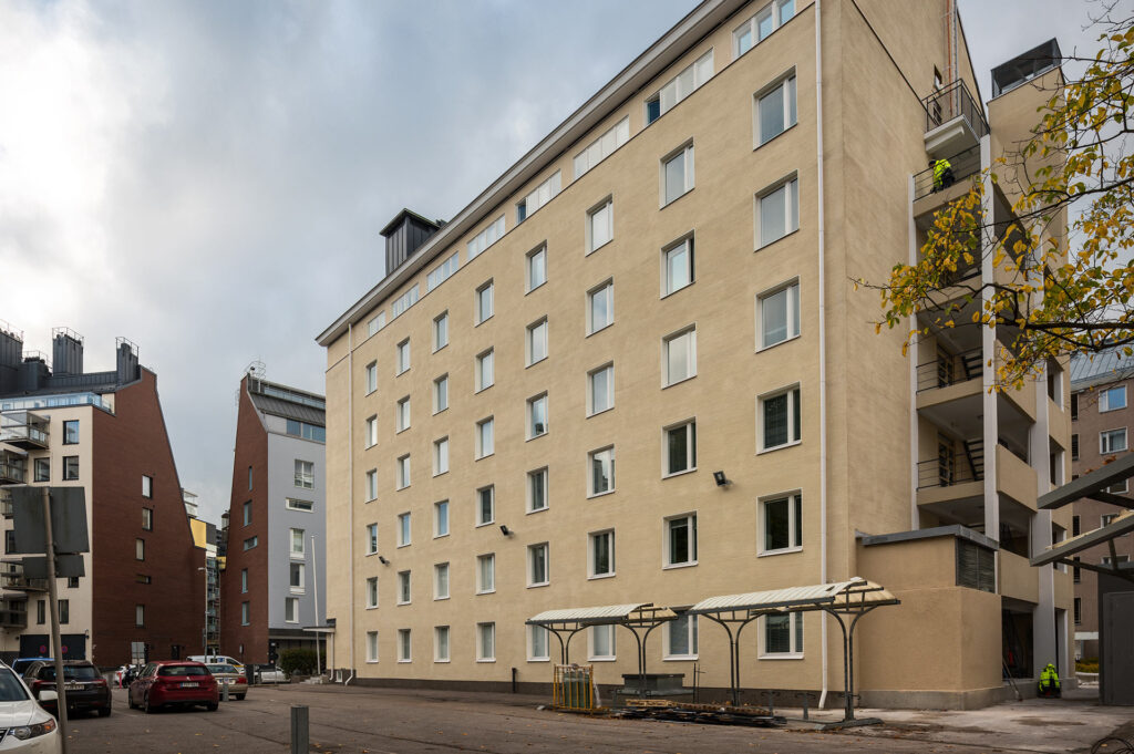 Leppäsuonkatu julkisivusaneeraus