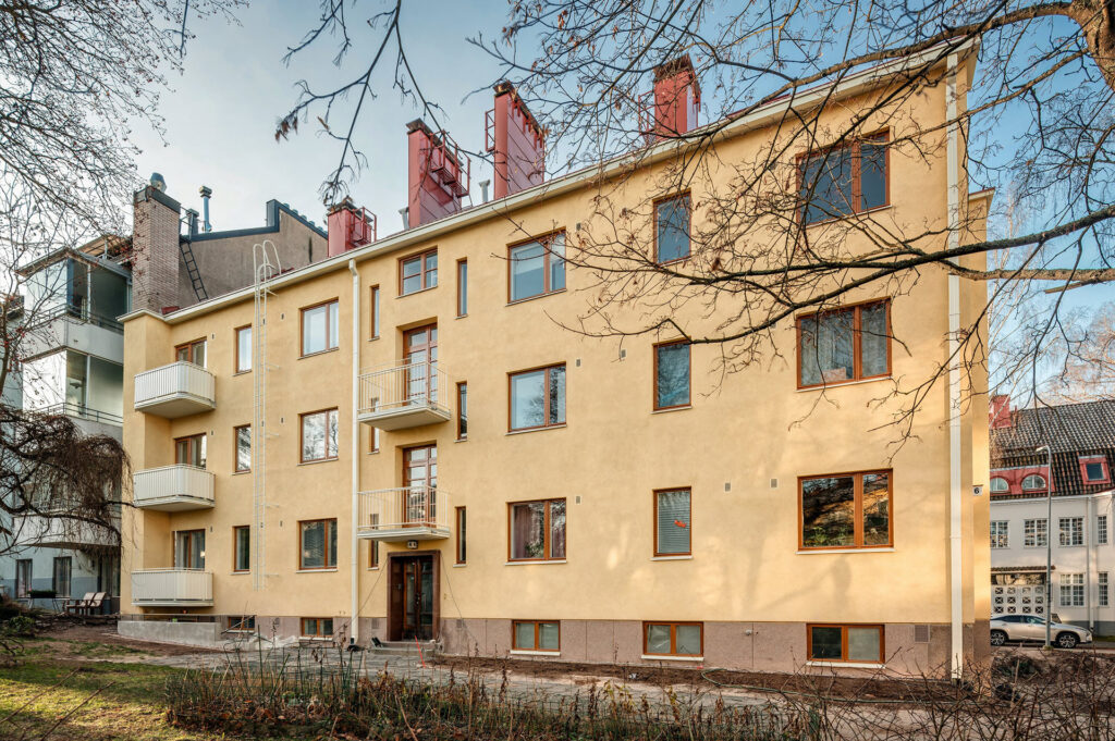 Saunalahdenkatu 6 julkisivusaneeraus