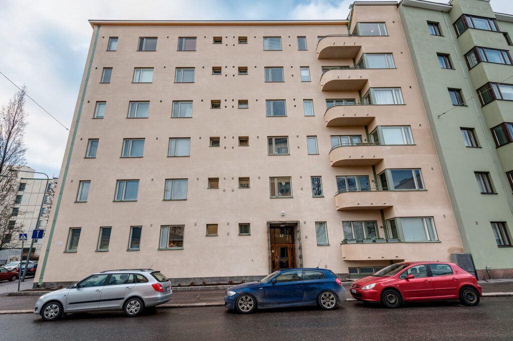 Töölönkatu 52 julkisivut & parvekkeet