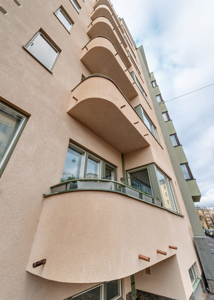 Töölönkatu 52 julkisivut & parvekkeet