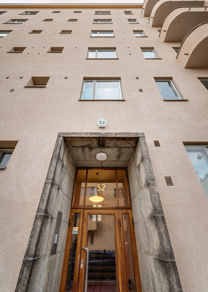 Töölönkatu 52 julkisivut & parvekkeet