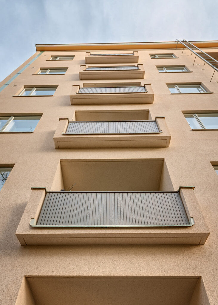 Töölönkatu 52 julkisivut & parvekkeet